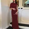 Amazon Aliexpress Nova Moda de Verão Design Assimétrico no Ombro Ajustada ao Corpo Abraçando os Quadris Franzido Vestido Irregular