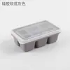 Molde de silicone para cubos de gelo em formato de lâmpada pequena, máquina de fazer cubos de gelo esféricos para uso doméstico de uísque, grau alimentício