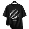 Camiseta de Manga Corta para Hombre 2026, Tendencia de Moda de Verano, Versátil Cuello Redondo Estampada Holgada Casual, Mayoreo