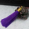 Borla Dorada Marcador Decorativo para Libros Invitación Aro para Colgar Sombrero Pendientes de Borla Estilo Antiguo Accesorios DIY Colgante Borla Colgante Borla de Palacio