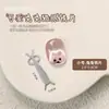 Folha de Ferro Coelho para Nail Art 2025 Novo Ímã Olho de Gato Coelho de Orelha Dobrada Molde Ímã Loja de Nail Art Ferramenta Especial
