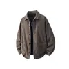 Nueva Camisa de Pana Otoño/Invierno 2026 para Hombres y Mujeres Manga Larga Solapa Retro Casual Versátil Chaqueta Ropa Exterior Holgada para Hombres