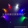 Luz LED Mini Llavero Juguete Figura Modelo Luz Cristal Accesorios Luminosos DIY Garra de Gato Resina Luz Carcasa de Metal