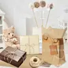 Papel Pera Cor Marrom Wx 17g Papel de Embrulho à Prova de Umidade para Doces de Presente Papel de Cópia Decorativo Marrom