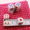 Dados de mahjong de um dólar, 6 dados de peneira, pontos de dados, dados de plástico, barraca de um dólar, atacado