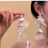 Pendientes de Flor de Cuentas Dulces Bosque de Letras de Primavera 2025 Pendientes Nuevos Femeninos Más Fáciles de Combinar Pendientes