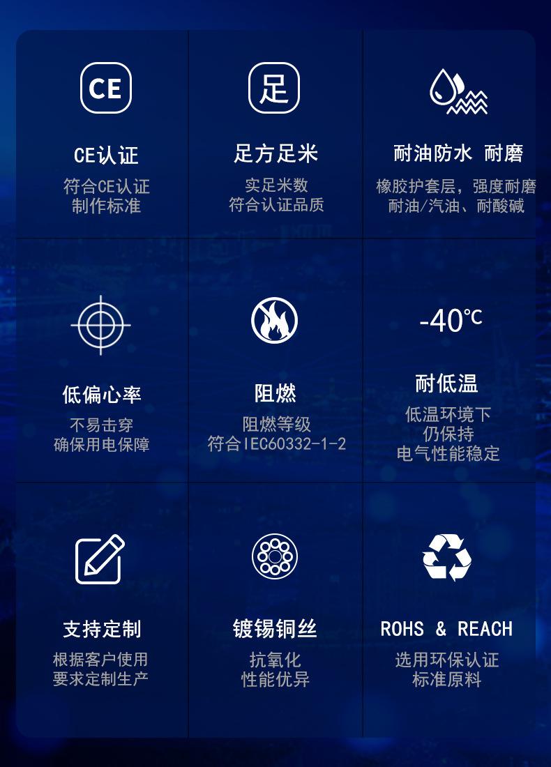CE认证潜水泵电缆
