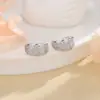 Clip de Oreja Completo de Diamante Versión Ancha, Estilo Cool Coreano Dongdaemun, Cuff de Oreja de Diamante Multicapa en Forma de C Brillante, No Necesita Perforación
