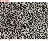 Tela de Algodón Estampada de 40 Hilos, Corbata de Moño con Estampado Geométrico de Leopardo, Camisa para Hombre, Zapatos y Sombreros, Tela de Tira de Borde para Manualidades DIY Hecha a Mano