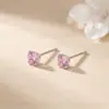 Aretes redondos de plata pura 999 para mujer, aretes de lujo ligero de alta gama, aretes de plata pura estilo dopamina dulces y delicados al por mayor