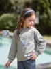 Sudadera con capucha Jerry Baby para niños grandes 2026 Nuevo estilo de otoño Top para niñas Estilo francés Ropa de otoño para niños Ropa de bebé