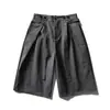 Beijie Moda Masculina 2026 Verão Novo Design Calças Masculinas Cropped Tendência Calças Casuais Soltas para Trabalho