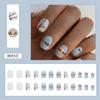Comercio exterior europeo y americano Halloween venta caliente vacaciones vitalidad de uñas leopardo brillo uñas postizas al por mayor