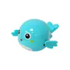 Banho de Bebê Pato Amarelinho Banho de Bebê Tartaruga Refrescante para Nadar Pinguim de Corda Infantil Brinquedo para Brincar na Água do Banheiro