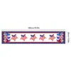 2026 Nuevo Camino de Mesa Transfronterizo del Día de la Independencia Sala de Estar Mesa de Café Mantel Decorativo de Lino Festivo Diseño de Bandera de Estrellas y Rayas