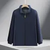 Jaqueta corta-vento com gola alta workwear personalizada outono inverno outdoor à prova de vento à prova de chuva quente jaqueta de presente para montanhismo estampa de logo atacado