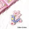 Dibujos Animados Brillo Lindo Cerdo DIY Accesorios de Resina Pequeño Pegamento de Crema Pasador Funda de Teléfono Móvil Hebilla de Zapato