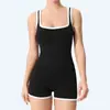 Chaleco Deportivo Antigolpes Transfronterizo, Pantalones Cortos de Running, Conjunto de Ropa Fitness para Entrenamiento Aéreo, Mono de Yoga para Mujer