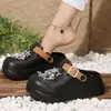 Meias-Pantufas Antiderrapantes Confortáveis de Solado Macio para Uso Externo, Tamancos Estilosos de Solado Grosso com Sensação Macia ao Pisar para Mulheres, Novo Modelo de Verão 2025