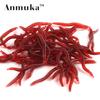 Suministros para exteriores, cebo de mano de 4 cm, cebo de pesca, lombriz de tierra, cebo blando, gusano de pan, gusano blando biónico, cebo falso para gusanos.