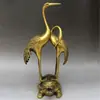 Grulla de Latón Dragón Tortuga Tortuga Doble Grulla Tortuga Ornamentación Decoración de Bronce
