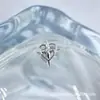 Pendientes de Aleación de Titanio Astmf-13 Forma de Corazón Dorado Estrella de Cuatro Puntas G23 Titanio Rosca Interna Stud para Perforación de Labio con Circonita