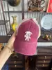 Boné de Baseball Cãozinho Vermelho com Gesto de Dedo do Meio, Novo Estilo Boné Cãozinho Vermelho, Boné de Baseball Versátil