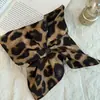 Diadema Sexy Retro Estampado de Leopardo Banda de Goma Cuerda para el Cabello Simple para Mujer Diadema de Gama Alta Accesorios para la Cabeza de Otoño e Invierno