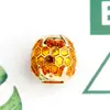 Huiyue Panal Aceite Goteo Aleación Cuentas Sueltas Pulsera para Damas Europeas y Americanas Pulsera de Cuentas DIY Cuentas Sueltas Moda Agujero Grande Accesorios para Pulsera