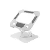 Suporte de Mesa para Laptop e Tablet, Giratório e Dobrável, Suporte Elevado de Liga de Alumínio para Resfriamento, Suporte Giratório para Elevação de Monitor