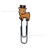 Clips para Papel Navideños de Dibujos Animados Nuevos Transfronterizos en Stock Clips para Papel de Colores con Forma Especial Papelería para Estudiantes Marcadores de Pegamento Suave de PVC