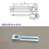 Soporte Deslizante de Aleación de Aluminio Fijación Manual Mecánica para Fijación de Tuberías de Acero con Conexión Universal Bloque Deslizante 40/70/110