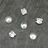 Aretes Ecológicos DIY Hamburguesa Tapones de Silicona Transparente de Alta Calidad Accesorios de Joyería Aretes Cierres para Aretes