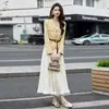 Conjunto de Traje para Mujer para Primavera y Otoño 2026, Nuevo Estilo de Primavera, Elegante y a la Moda, Tendencia, Conjunto de Dos Piezas con Chaqueta Pequeña y Falda con Cinturón