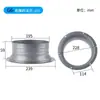 Adaptador de Duto para Sistema de Ar Fresco Quadrado para Redondo Flange de Metal Angulado Entrada e Saída de Duto de Coifa