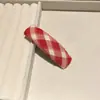 Grampo BB com Franja Vinho para Mulheres, Presilha Lateral para Cabelo Fino da Testa, Toque de Luxo, Grampo para Cabelo Fino da Nuca, Acessório de Cabelo Elegante