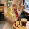 Colgante Llavero de Oro Puro 999, Colgante para Teléfono Móvil, Colgante de Caballo Dorado, Riqueza Instantánea, Regalo de Negocio, Artículo Promocional