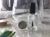 Esmalte de unha quadrado preto 5-10-15ml frasco de vidro vazio/esmalte com capa pincel frete grátis
