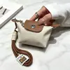 Bolsa de Dumpling Feminina Nylon Impermeável Porta-Moedas Leve Fone de Ouvido Batom Chave 5 Novas Cores Contrastantes Mini Pequena Bolsa de Pendurar