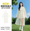 Impermeable de Lunares con Ala Ancha EVA Engrosado para Adulto Viaje Concierto Moda Estampado Ambiente Festival de Música Poncho