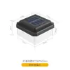 Luzes Solares de Jardim Externas Luzes de Cabeça Embutidas em Colunas de Cercas de Vilas Luzes de Rua Decorativas à Prova d'Água para Paisagismo de Paredes de Jardim