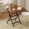 Mesa Pequeña Mesa Plegable Hogar Apartamento Pequeño Mesa de Comedor Sencilla Casa de Alquiler Exterior Puesto Portátil Comedor Mesa Cuadrada