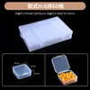 Caja de Almacenamiento Mini Pequeña de Plástico Transparente para Joyería Caja de Exhibición Separada de Alta Calidad Caja Organizadora para Pendientes Pulseras Accesorios
