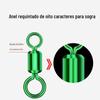 Boutique criança e mãe oito caracteres anel atacado alta velocidade forte cor 8 sub-anel conector de pesca equipamentos de pesca acessórios a granel suprimentos