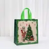 La Bolsa de Regalo Navideña Más Vendida de Amazon No Tejida Bolso Exquisito Plegable Almacenamiento de Regalos Bolsa Impermeable