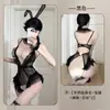 Lencería sexy Fan Lei, disfraz seductor de chica conejito de encaje, deseo puro, no necesita quitarse, conjunto qqny, pijama para mujer 1073