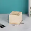 Porta-lápis Educacional de Blocos de Montar Infantil para Mesa Criativo de Madeira Simples Multiúso Armazenamento Porta-lápis de Bloco de Montar Venda por Atacado