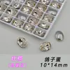 Ovos de pombo K9 de substituição mista 10*14mm ninho de pássaro corte peças grandes lote inteiro brilhante fundo pontudo ornamentos de strass de vidro strass para nail art DIY