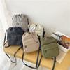 Coreano plissado saco de cordão de nylon bolsa de ombro moda nicho saco do mensageiro casual all-match saco do telefone móvel Novo Atacado