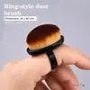 Venta Caliente Transfronteriza Pincel para Polvo de Uñas Anillo Cerdas Finas Suaves Cepillo Limpiador Barrido de Polvo Pretratamiento Herramienta Especial para Uñas